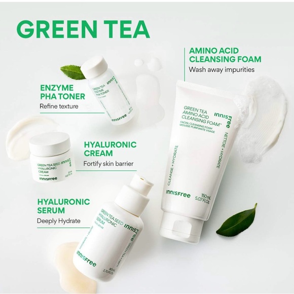Innisfree Hydration Heroes with Green Tea Skincare Set - Picture 4 of 10
